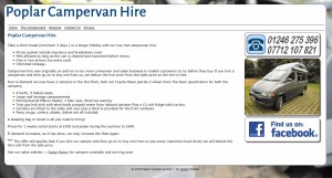 Poplar Campervan Hire