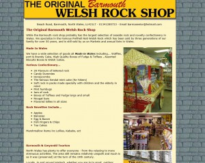 Original Barmouth Welsh Rock Shop